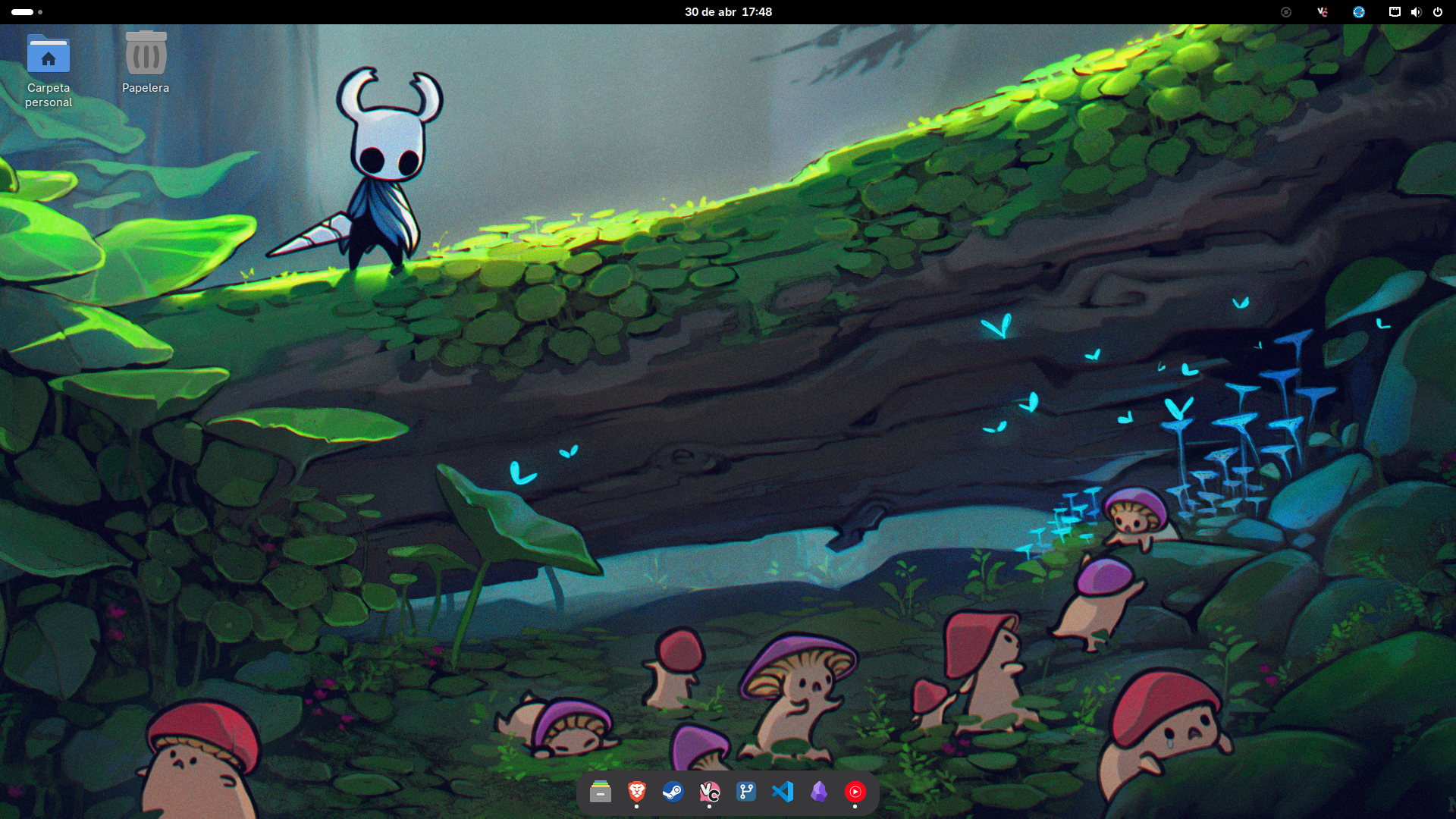 PikaOS desktop with GNOME