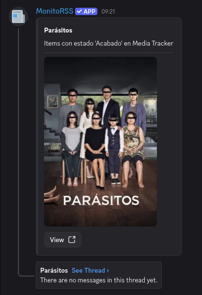 Discord RSS message