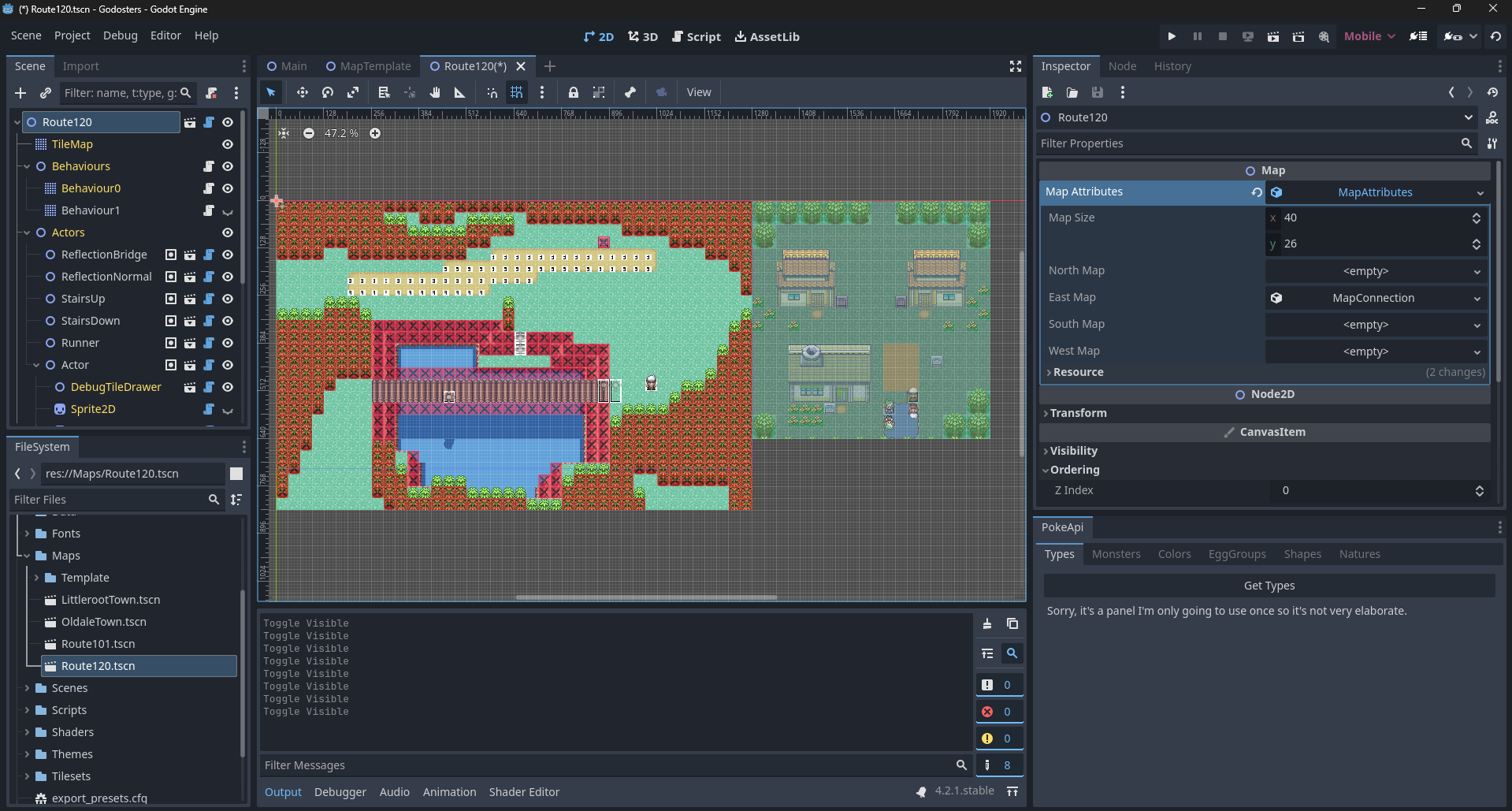 Route 120 in Editor