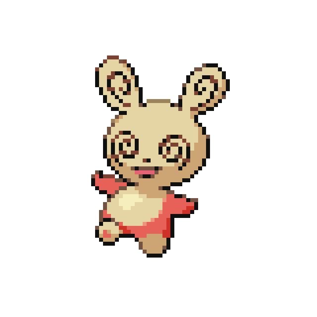 Base Spinda sprite in Pokémon Essentials (empty)
