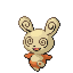 Base Spinda sprite in GBA (empty)