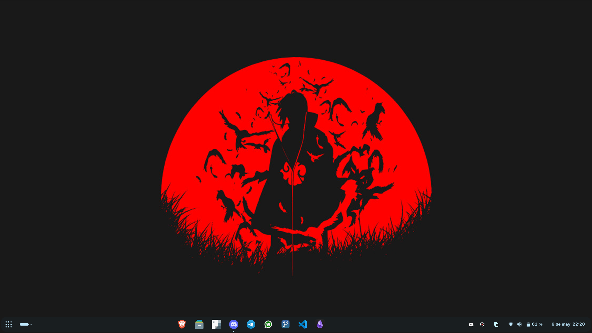 Zorin OS main desktop and taskbar
